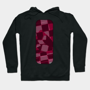 Mirror Cube in Checkered Checkered Room Purple Hoodie